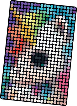 MAKE IT REAL ZESTAW KREATYWNY DO KROPKOWANIA STEMPLOWANIA PO NUMERACH