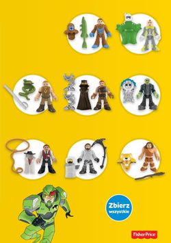 FIGURKA IMAGINEXT SERIA 2 SASZETKA - FISHER PRICE