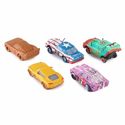ZESTAW 5 METALOWYCH SAMOCHODÓW AUTA CARS ZYGZAK