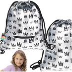 WOREK NA BUTY PLECAK NA SZNURKACH ST.RIGHT SO-11 SILVER DROWNS 45x38 cm