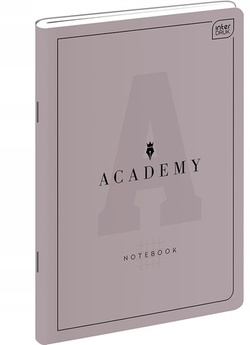 ZESZYT A4 60 KARTEK KRATKA 90g ACADEMY OKŁADKA SOFT TOUCH INTERDRUK