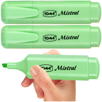 ZAKREŚLACZ BIUROWY SZKOLNY TOMA MISTRAL PISAK ZIELONY PASTELOWY - 2 sztuki