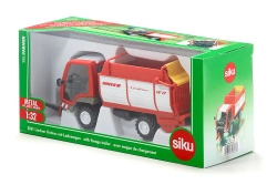 TRANSPORTER LINDNER UNITRAC Z PRZYCZEPĄ MODEL KOLEKCJONERSKI  SIKU 3061