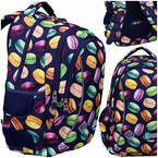 PLECAK SZKOLNY MŁODZIEŻOWY ST.RIGHT MAJEWSKI BP-26 MAKARONIKI CIASTECZKA