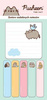 PUSHEEN ZESTAW SAMOPRZYLEPNYCH KARTECZEK NOTESY OZDOBNE ZAKŁADKI INDEKSUJĄC