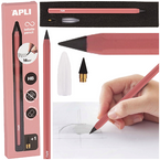 OŁÓWEK WIECZNY HB METALOWA RÓŻOWA OBUDOWA BIUROWY SZKOLNY APLI INFINITE