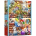 PUZZLE 2x500 ELEMENTÓW SZTUKA MALOWANIA STUDIO KOTY UKŁADANKA 37530 TREFL