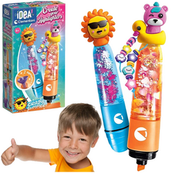 FABRYKA MARKERÓW CRAZY SUMMER ZESTAW KREATYWNY Z AKCESORIAMI CLEMENTONI