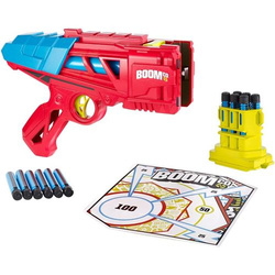 PISTOLET NA RZUTKI DYNAMAG BOOMCO Z TARCZĄ  MATTEL