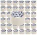 TAŚMA PAKOWA PRZEZROCZYSTA OFFICE 46M 50Y do kartonów wodoodporna - 36 szt.