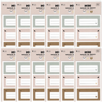 NAKLEJKI NA ZESZYTY PODRĘCZNIKI BB FRIENDS GIRL INTERDRUK 9 szt. - 12 opak.