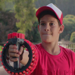 D-DART PISTOLET NA STRZAŁKI PIANKOWE BROŃ AUTOMAT