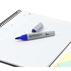 MARKER PERMAMENTNY WODOODPORNY 3mm NIEBIESKI KOŃCÓWKA STOŻKOWA TETIS