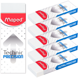 GUMKA DO ŚCIERANIA MAZANIA PRECYZYJNA BIAŁA MAPED TECHNIC PRECISION - 5szt.