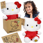 HELLO KITTY PLUSZAK MASKOTKA PRZYTULANKA MIĘKKA 27 cm KOTEK W SUKIENCE