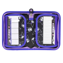 PIÓRNIK SZKOLNY DWUKLAPKOWY ROZKŁADANY ST.MAJEWSKI KRÓLIK BLACK KUROMI