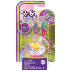 POLLY POCKET LALKA Z POJAZDEM PĄCZEK FIGURKA KOLEKCJONERSKA MATTEL