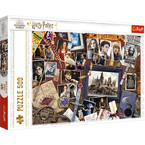 PUZZLE HARRY POTTER PAMIĄTKI Z HOGWARTU 500 ELEMENTÓW UKŁADANKA 37400 TREFL