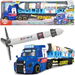 DICKIE CIĘŻARÓWKA SPACE MISSION TRUCK Z RAKIETĄ