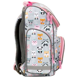TORNISTER SZKOLNY DLA DZIEWCZYNKI ZWIERZĄTKA PANDA LISEK DERFORM
