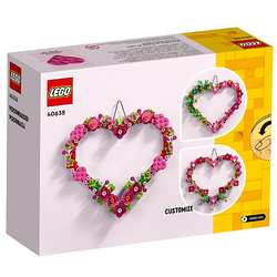 LEGO OZDOBA W KSZTAŁCIE SERCA DUŻY PLUSZOWY MIŚ 37cm TOREBKA WALENTYNKI