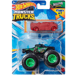 HOT WHEELS MONSTER TRUCKS SKELETON CREW 1:64 SAMOCHODZIK AUTKO MATTEL
