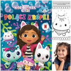 KOLOROWANKA KOCI DOMEK GABI POŁĄCZ KROPKI KSIĄŻECZKA AKTYWIZUJĄCA TREFL