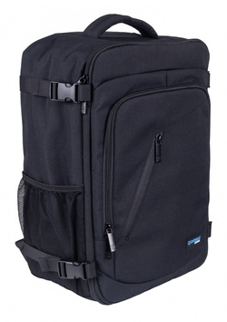 PLECAK NA LAPTOPA DONAU TRAVEL WARSAW 23L USB+KABEL CZARNY NIEPRZEMAKALNY