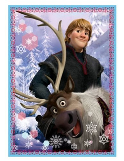 PUZZLE 4W1 KRAINA LODU BOHATEROWIE FROZEN - TREFL