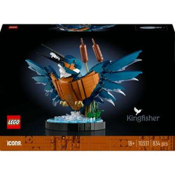 LEGO ICONS PTAK ZIMORODEK RUCHOMY MODEL KOLEKCJONERSKI KINGFISHER 834 EL.