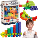 KLOCKI KONSTRUKCYJNE MAŁYCH GENIUSZY KOLOROWE ŚRUBKI 150 ELEMENTÓW ASKATO