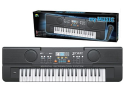 DUŻY KEYBOARD PIANINKO Z MIKROFONEM - DROMADER