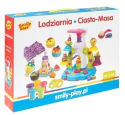 CIASTOLINA MASA PLASTYCZNA LODZIARNIA AKCESORIA POBUDZA KREATYWNOŚĆ SMILY