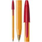 DŁUGOPIS BIC ORANGE FINE 0,8mm Z ZATYCZKĄ ORYGINALNY SZKOLNY CZERWONY