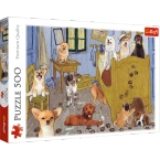 PUZZLE 500 ELEMENTÓW POKÓJ VAN GOGHA PSIA REWOLUCJA UKŁADANKA 37539 TREFL