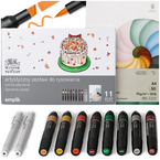 ZESTAW ARTYSTYCZNY DO RYSOWANIA SZTUKA PIECZENIA SAMANTA LESIAK WINSOR