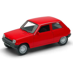 RENAULT 5 CZERWONY METALOWY SAMOCHÓD KOLEKCJONERSKI WELLY