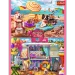 PUZZLE 2x500 ELEMENTÓW WAKACYJNY CZAS PLAŻA LODY PSY UKŁADANKA 37533 TREFL