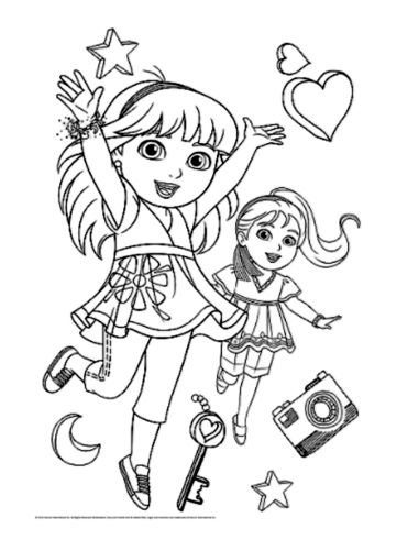 Color puzzle dora i przyjaciele 40 el - trefl (5900511365122