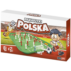 PIŁKARZYKI POLSKA GRA TOWARZYSKA ZRĘCZNOŚCIOWA NA STÓŁ PODŁOGĘ PIŁKA NOŻNA