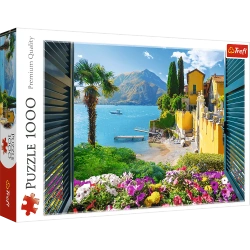 PUZZLE 1000 ELEMENTÓW WIDOK NA JEZIORO COMO UKŁADANKA - TREFL 10951