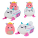 SQUISHMALLOW JEDNOROŻEC - POJAZD Z MINI PLUSZAKIEM