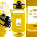 BIDON AQUA PURE ASTRA BUTELKA NA WODĘ 400ml TRITAN SZKOLNY NEONOWY ŻÓŁTY