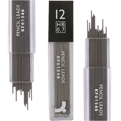WKŁADY DO OŁÓWKA AUTOMATYCZNEGO GRAFITY HB 0.7mm 36 szt. Q-CONNECT - 3 op.