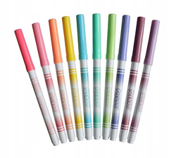 MAZAKI PISAKI FLAMASTRY SZKOLNE PACHNĄCE 10 PASTELOWYCH KOLORÓW SCENTOS