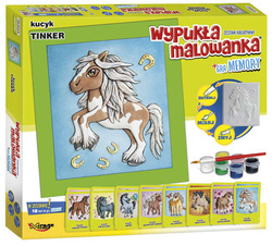 WYPUKŁA MALOWANKA KUCYK TINKER + GRA MEMO - MIRAGE