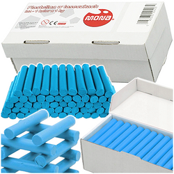 PLASTELINA W LASECZKACH SZKOLNA MONA ELASTYCZNA MAJEWSKI JASNONIEBIESKA 1kg