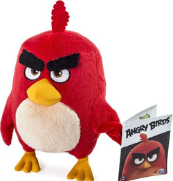 DUŻA MASKOTKA PLUSZAK ANGRY BIRDS CZERWONY PTAK 43