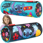 PIÓRNIK SZKOLNY SASZETKA TUBA PROFILOWANY ST.MAJEWSKI MIĘTOWY STITCH ALOHA