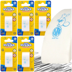 GUMKA DO ŚCIERANIA MAZANIA MYSZKA ASTRA BIAŁA MIĘKKA ERGONOMICZNA - 5 szt.